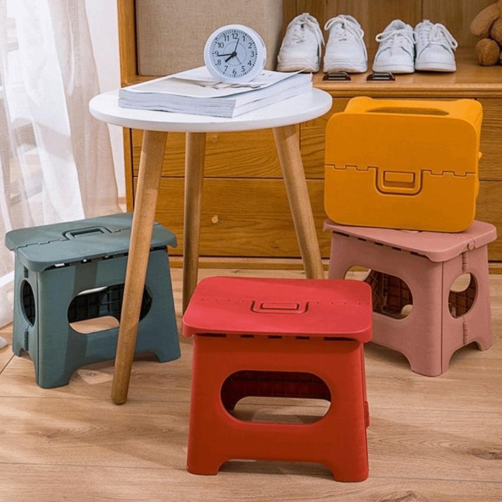 Foldable Portable Folding Stool Plastic Outdoor Camping Stool Leisure Fishing Chair  for Home Use