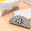 Fan Shaped Napkin Holder Stainless Steel Standing Napkin Rack Table Tissue Paper Dispenser for Home Hotel