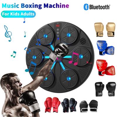Smart Music Boxing Machine Boxing Reaktionswand Ziel Boxtraining Schlagausrüstung Erwachsene Kinder Wandmontiertes Fitnessgerät