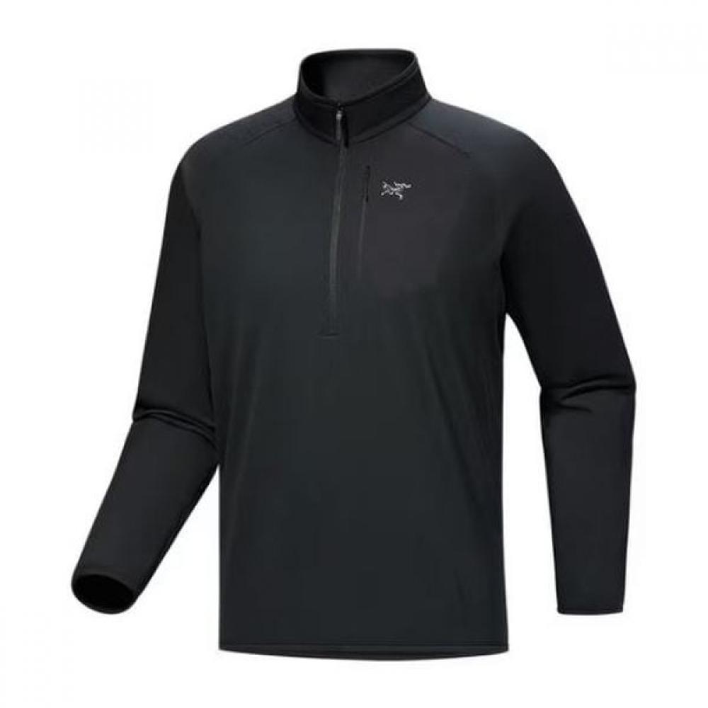 Arc Teryx F W25 Delta 1 2 Zip Men S atpFm10550 OLIVE MOSS/EUPHORIA/SM(95)