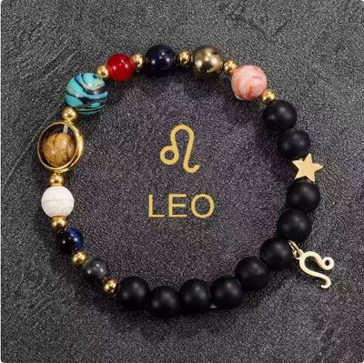 Bohemian Constellation Eight Planets Natural Stone Hand-woven Beaded Beads