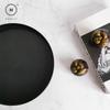 Homlly Uii Round Decorative ABS Storage Tray