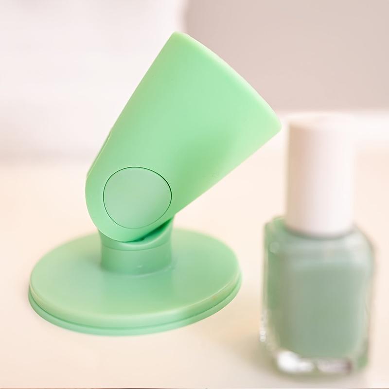 1Pc Nail Polish Holder, Spill Resistant Design - Bendable, Portable and Foldable Holder