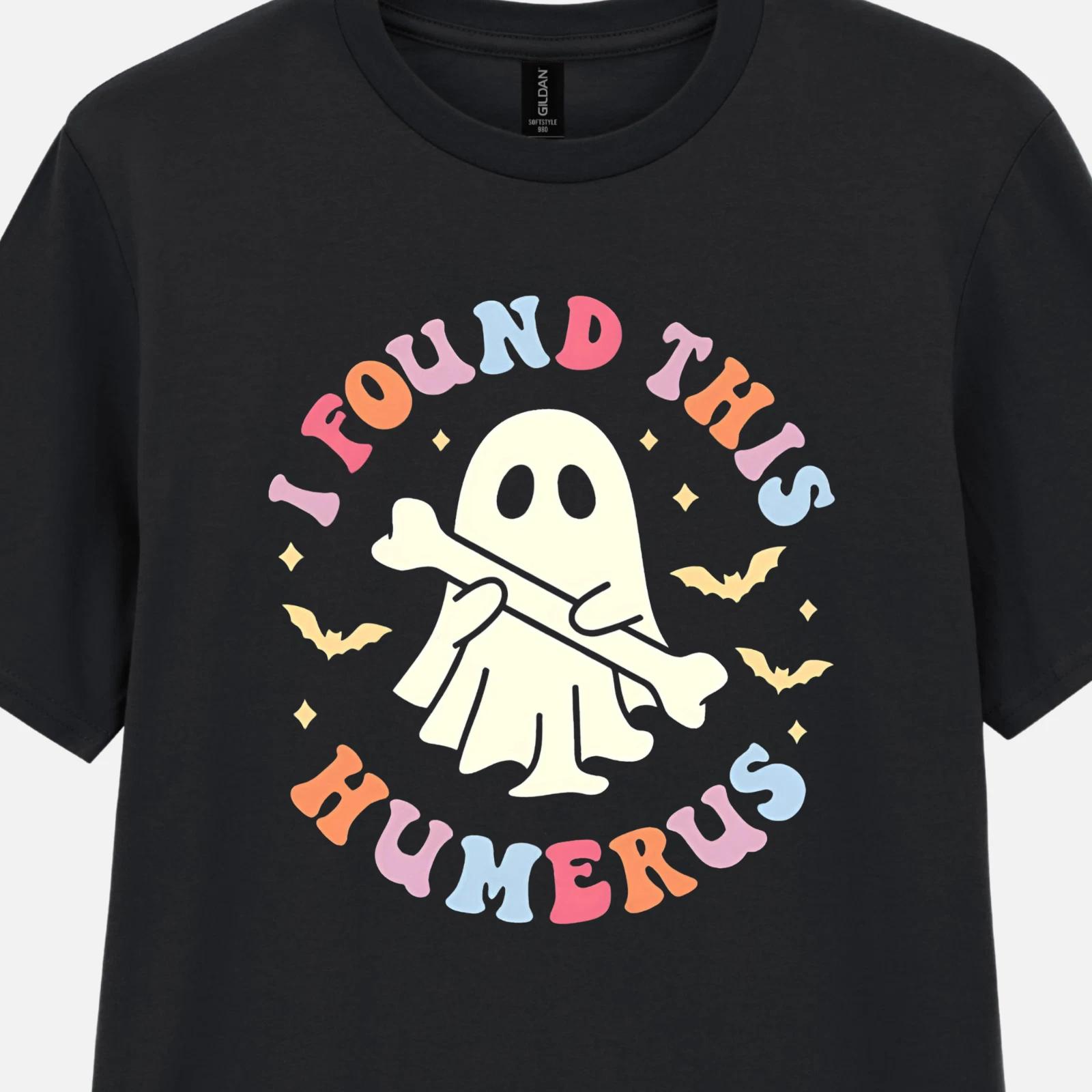 Funny Ghost T-Shirt I Found This Humerus Tee Fun Unisex Top S-2XL 10 Colours XL