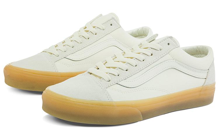 Vans Shoes Skate Shoes 'White Brown'