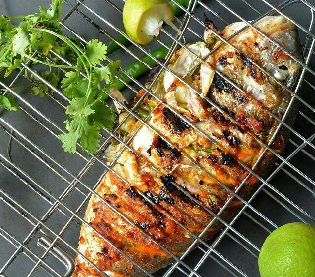 Triple Garden Grill Rack for Fish