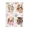 Beautiful Day Character Girl Scenery PET Sticker Book: Girl's Handbook Series with 4 Styles & 20 Sheets Each