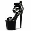Fashion 20cm Women shoes summer new fishmouth sandals waterproof platform high heels fairy style super high heel sandals women's outfit