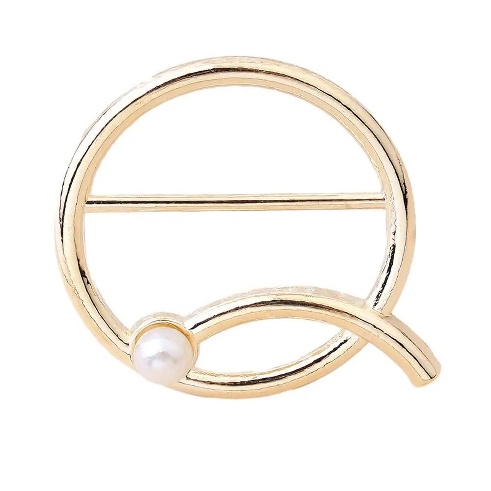 1Pc Scarf Buckle Scarf Ring Shawl T-Shirt Clip Brooch Waist Buckle Silk Clasp Clips Fashion Jewelry