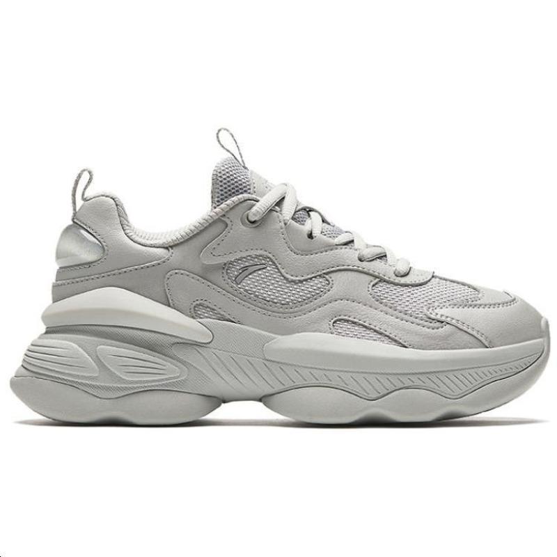 Anta Low Top Casual Shoes Womens Grey 122418885-4
