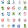 50PCS Cartoon Big-eyed Animals Monster Stickers Child DIY Luggage Journal Skateboard Diary Helmet  Skateboard Decoration Decals