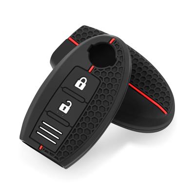 3-Tasten-Flip-Remote-Smart-Key-Fob-Silikon-Haut-Auto-Kasten-Abdeckung für Nissan Qashqai Skyline Juke Alissa X-Trail Keyless Protector