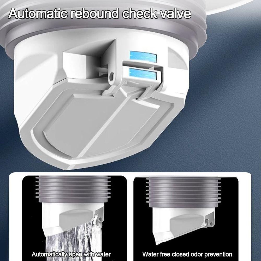 Sealing Ring Sink Drain Pipe Adapter Drainage Water Pipe Joint Washing Machine Drainage Supplies