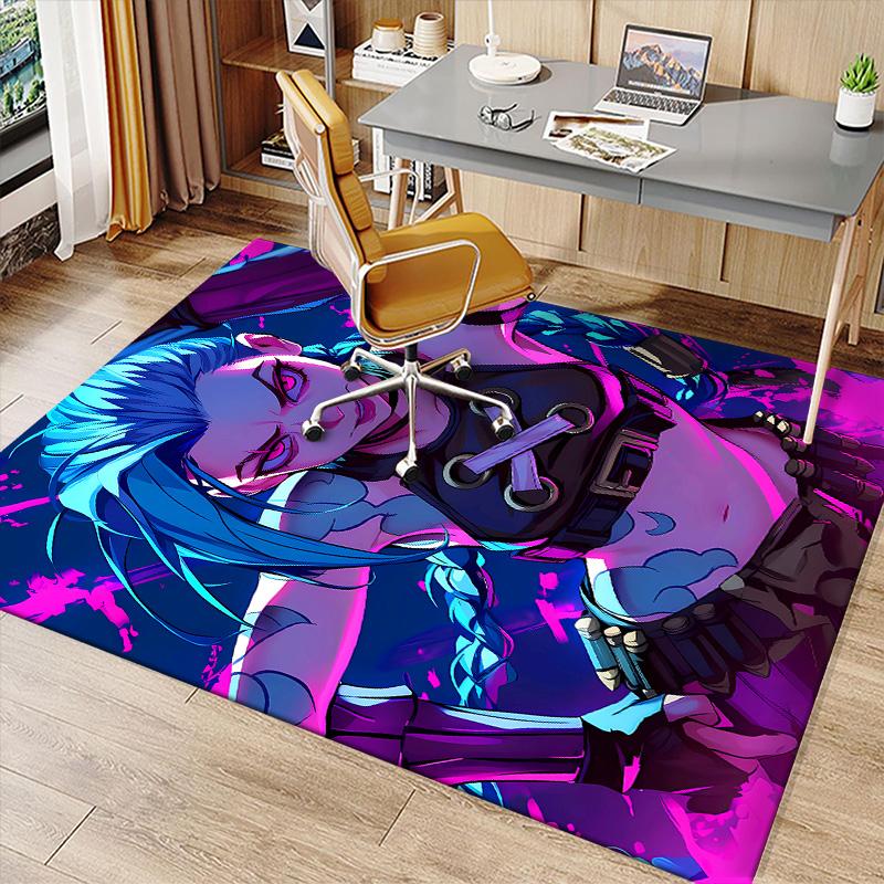 Jinx Printed Absorbent Washable Carpet, Non-Slip Bathroom Mats, Kitchen Rugs, Yoga Mat,Living Room Entrance, Camping Picnic Rugs