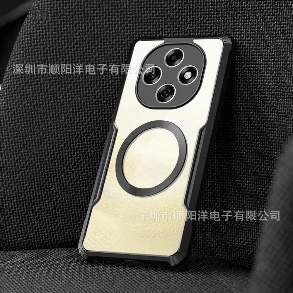 Magnetic Case Suitable for OPPO F31 F29 F27 PRO PLUS Mobile Phone Case, Acrylic High-transparency Protective Case