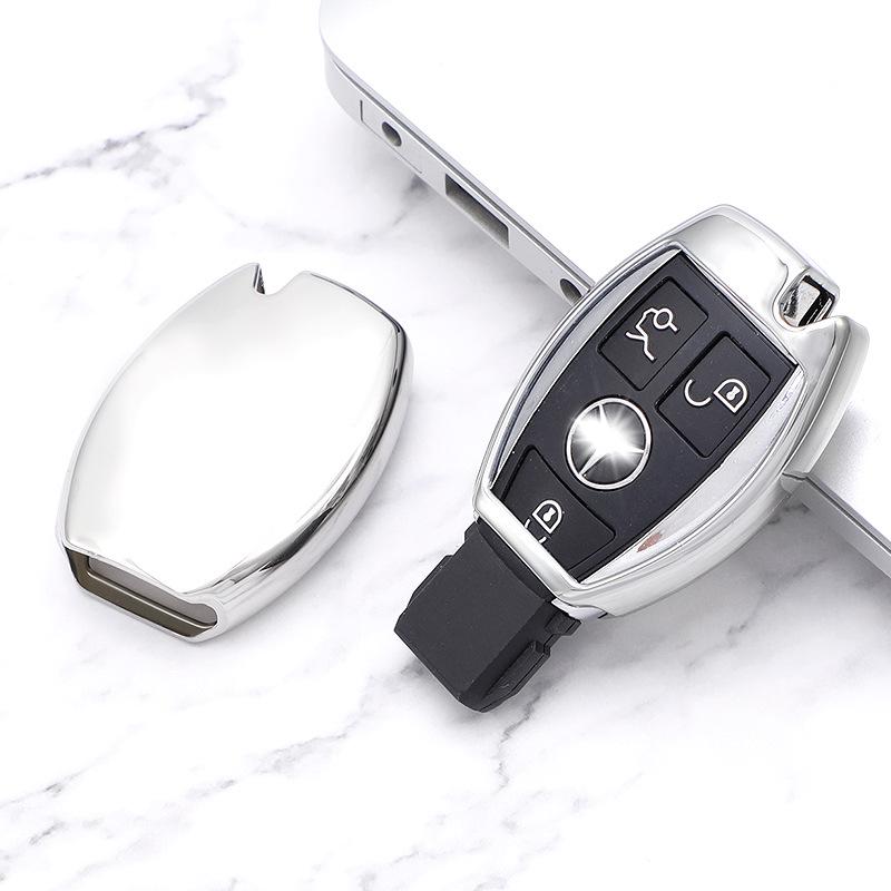 TPU Key Cover for Mercedes C-Class C180 C200, E-Class E300 E360L, GLA200 Older Models