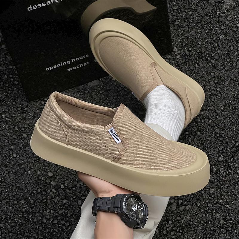Men Casual Shoes Canvas Slip On Fashion Loafers For Male Luxury  Driving Shoes Formal Wedding Party Flats Size 44