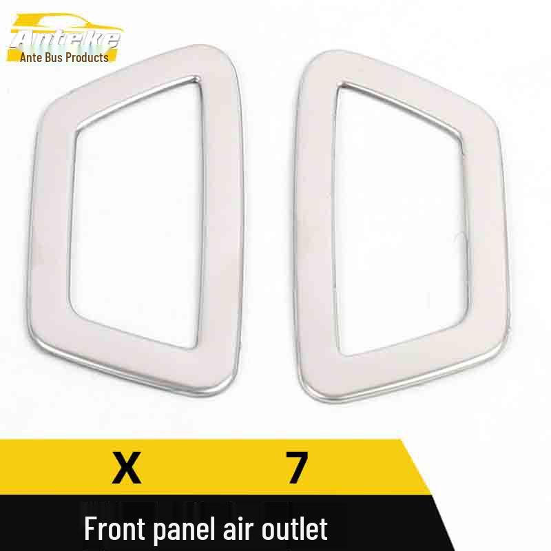 SWM X7 Front Panel Air Vent Decorative Stainless Steel Ring Sticker