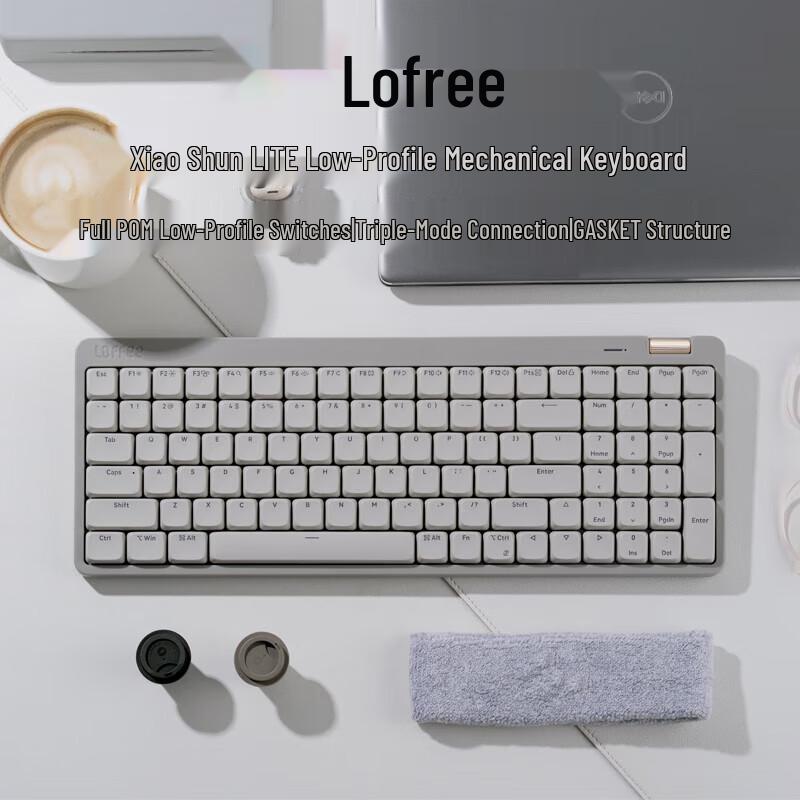 LOFREE XiaoShun OE922 100-Key Tri-Mode Low-Profile Gasket Mechanical Keyboard