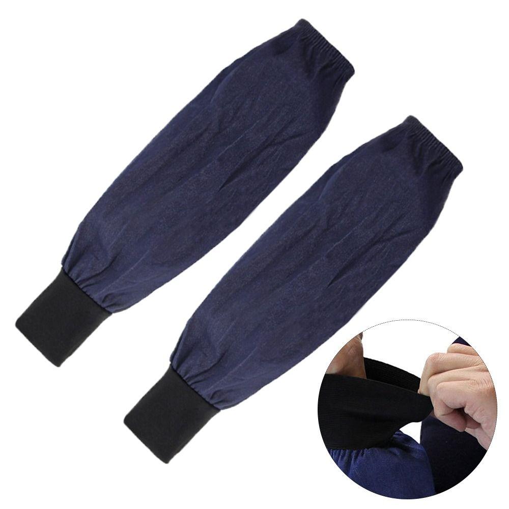 Heat Protection Denim Oversleeve Thickened Denim Lengthen Sleeve  Welder Protection