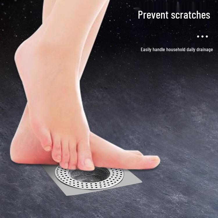 Stainless Steel Floor Drain Hair Catcher for Kitchen and Bathroom Sinks