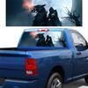 Car Rear Window Decal Grim Reaper Graphics Sticker 65" x 22" For Truck SUV Picup