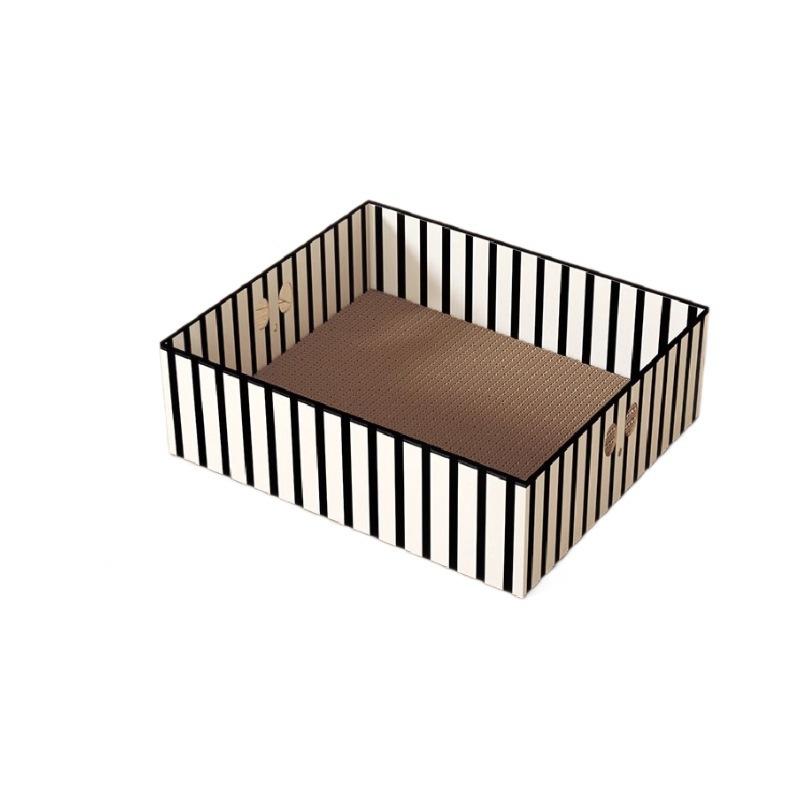 Placă de zgâriat pentru pisici ondulată, cuib pentru pisici, placă pentru gheare, rezistență la aderență, rezistentă la uzură, cuib placă de zgâriat pentru pisici