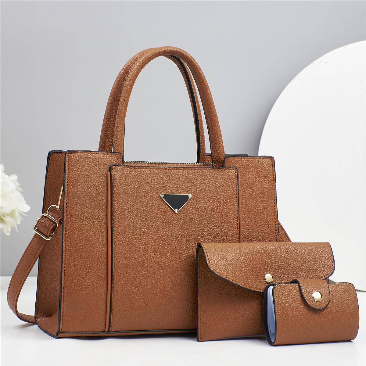 

Crossbody Purses and Handbags For Women PU Leather Satchel Tote Female Top-Handle Bag with Matching Clutches and Wallet