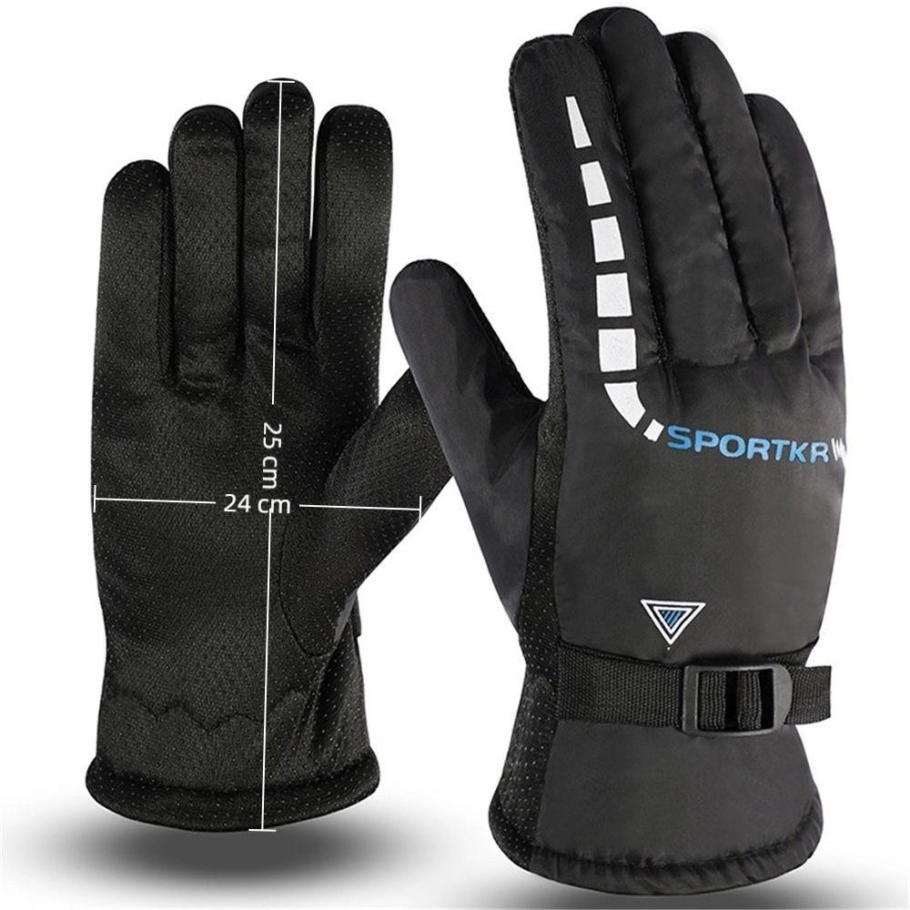 Thicken Warm Gloves Ultralight Motorcycle Gloves New Winter Gloves  Men Women