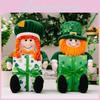 Decorative Irish Boy Doll With Green Leaf Gift Box Ideal For Holiday Celebrations