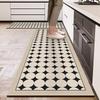 Non-Slip Diatomaceous Earth Kitchen Mat Set - Dirt-Resistant, Easy-Care, Absorbent, Two-Piece Foot Pad Carpet