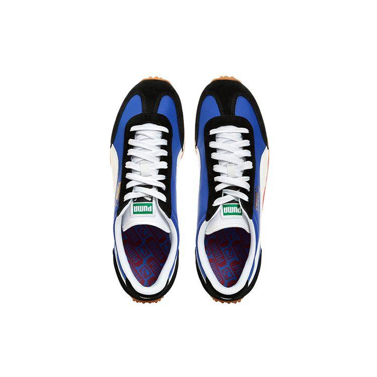 Puma Whirlwind Classic Non-Slip Low-Top Running Shoes Men sneakers Black Blue White 351293-95