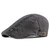 Men Flat Cap Newsboy Hat Beret Cabbie Ivy Cap Patchwork Adjustable Gatsby Newsboy Hat
