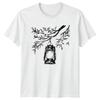 Lantern Camping Outdoors Graphic Tee Unisexs Unisexs Unisex TShirt Tree Sketch Light