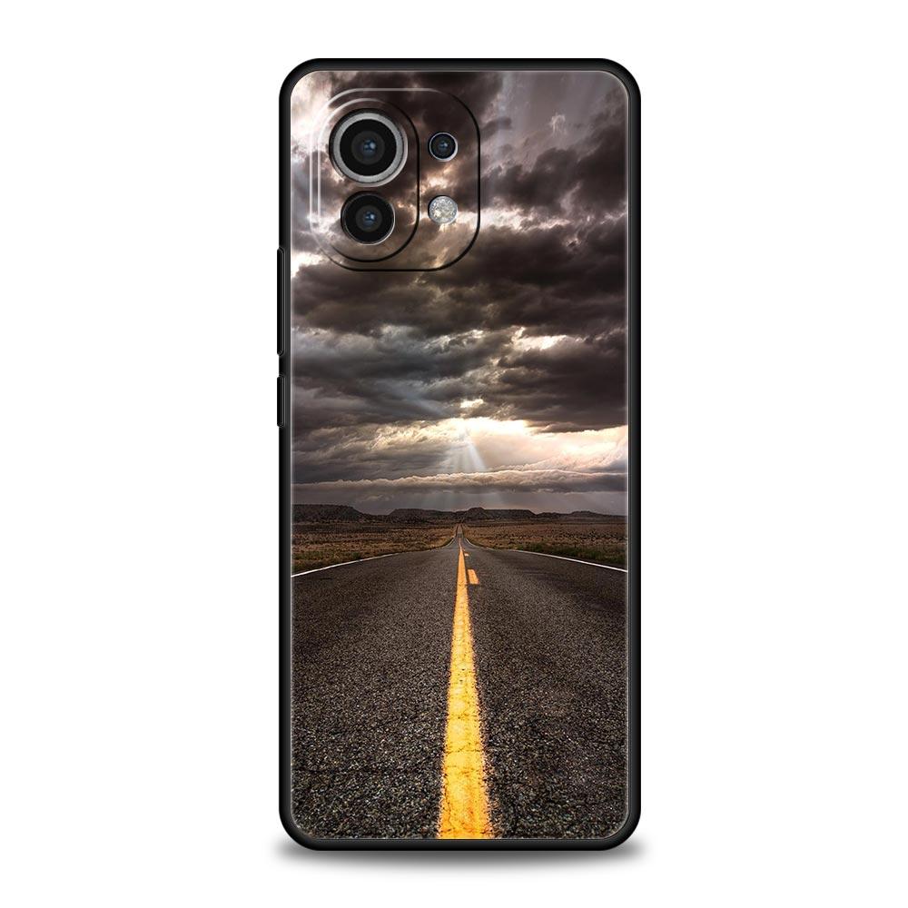 On The Road Scenery Phone Case For Xiaomi Mi 17 15T 15 14 14T 13T 12T Pro 12 13 Lite 5G 11T Poco X6 X7 X5 Pro Soft Cover