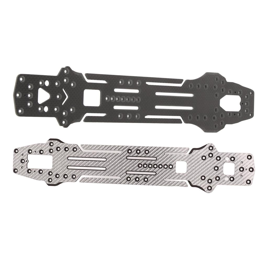 Carbon   RC Drift Car Chassis High Traction Upgrade RC Car Chassis with Battery Mount Plate for 3 RACING D5S 1Celsius10