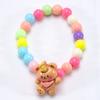Trendy Cartoon Beaded Bracelet Lovely Princess Style Handmade Wristband Gift for Girls