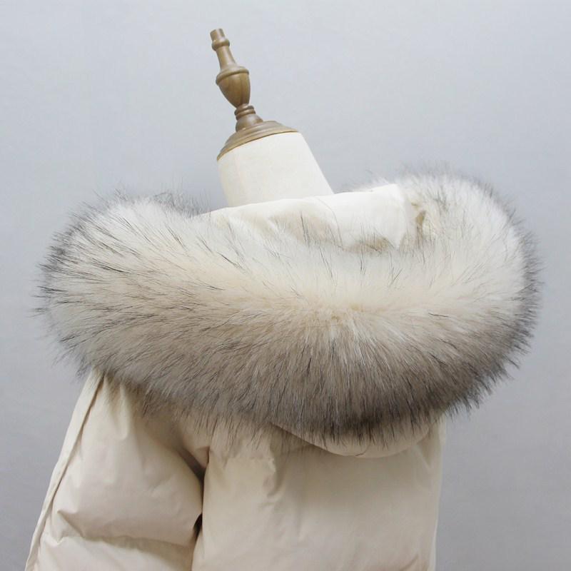 

Женская универсальная пуховая парка со съемным воротником из искусственного меха и полоской для шляпы ханьфу