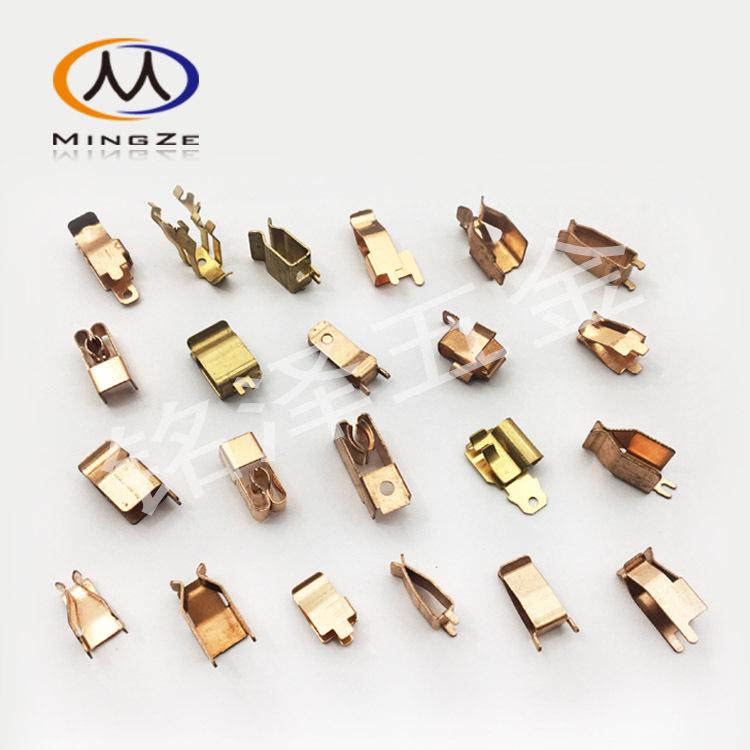Copper Conductive Spring Clip for Electrical Sockets - Precision Stamping Punch Press