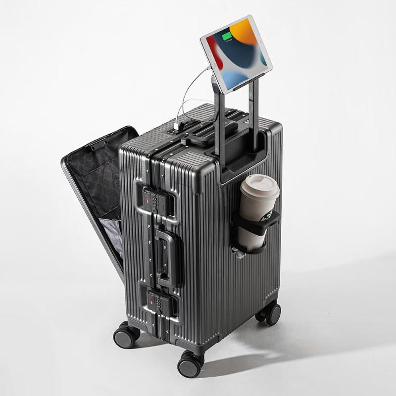 Li Shen ABS Hardside Smart Carry-on Suitcase