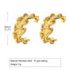 Dainty Gold Color Stud Earrings for Women, Anti Allergy Stainless Steel Ear Gifts To Mom Wife Friend, Birthday Party Ear Jewelry