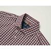 BLACKBROWN (Sidogras) Block Check Cotton Shirt [Wine]
