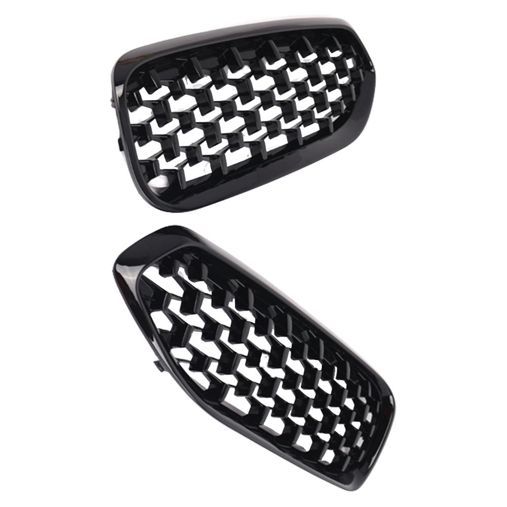 2PCS Car Kidney Hood Radiator Grille Diamond Styling Front Bumper Racing Grills For BMW Z4 G29 2019-2026 51138091295 51138091296