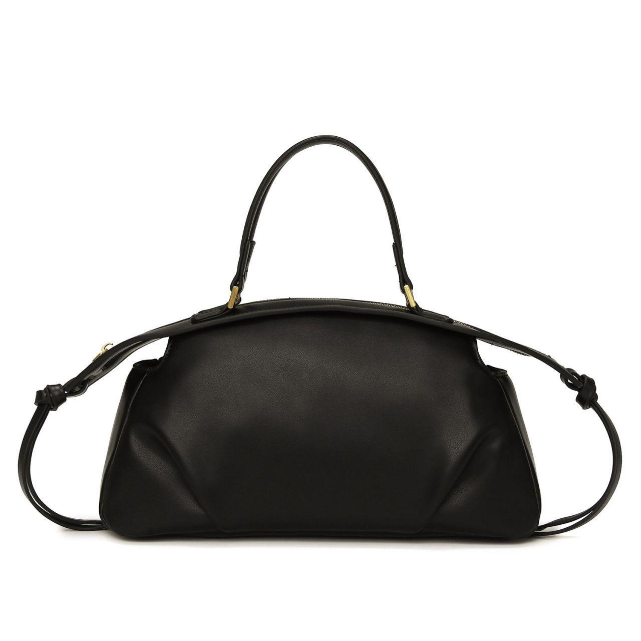 

2025 Французская Роскошная 3D Сумка-Облако: Черная плиссированная сумка с жестким дном, на одно плечо и через плечо 99776 чёрный