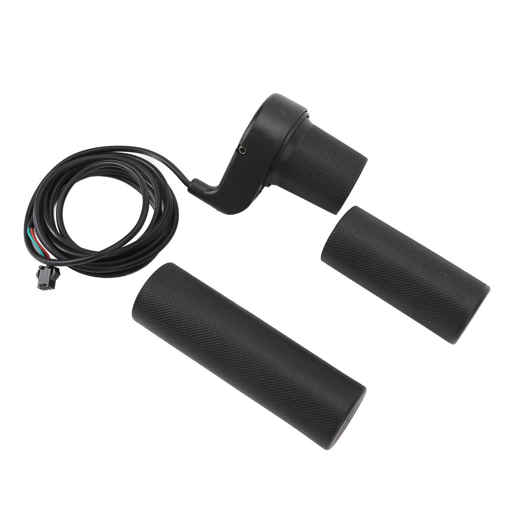 Throttle Grip Non Slip Rubber Hand Grips Electric Bike Handlebar Grip Speed Control Throttle Handle 