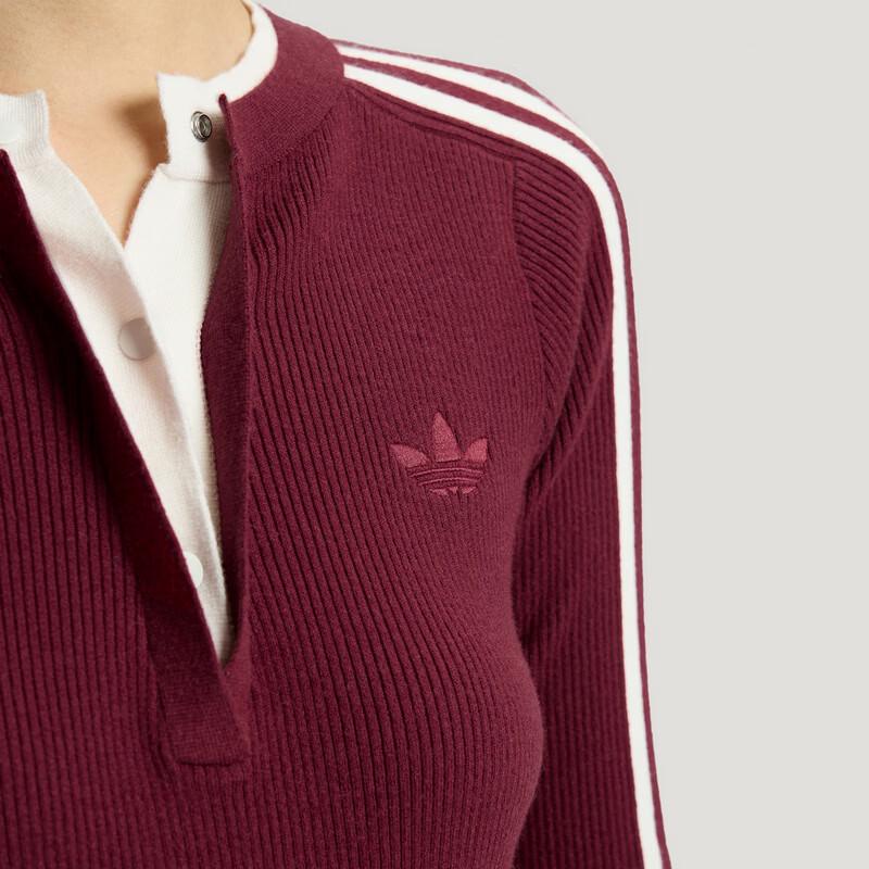 adidas Originals Women's 3S Deluxe Crew Knit Sweater