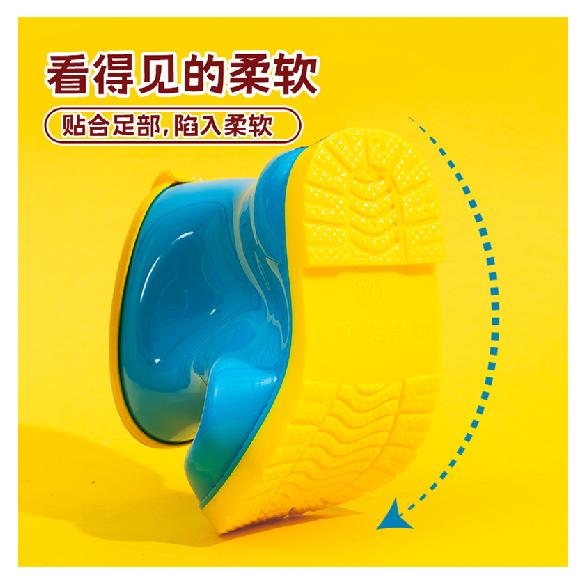 Nezha Children's Rain Boots Boys Baby Non-Slip Rain Boots Girls Elementary School Students Rainy Day Waterproof Water Shoes Toddler Rubber Shoes