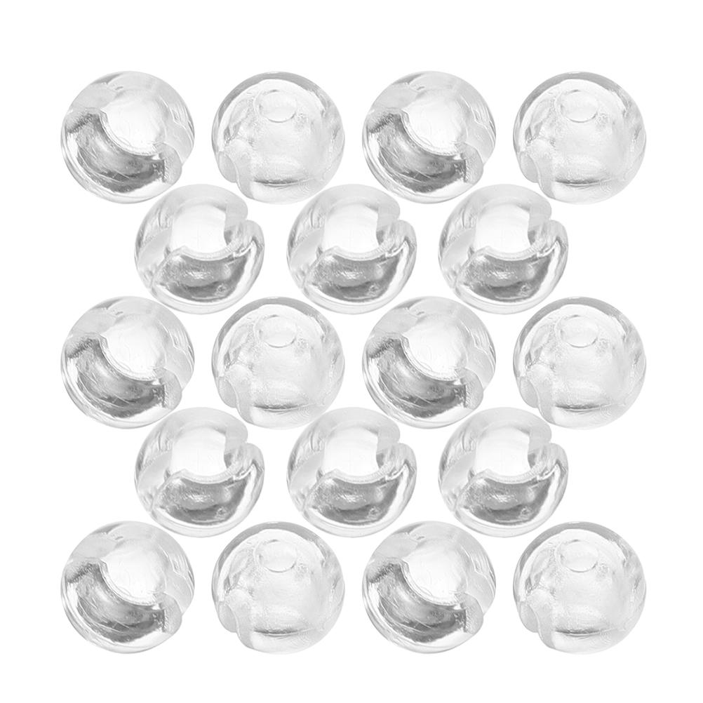 25 ks Benátské doplňky Zarážky řetízku rolet Zarážky Rolety Korálkové korálky Závěs Průhledný Vidět Okno