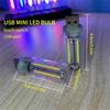USB-Autolampe, Innenatmosphärenlicht, Retro-inspirierte Stimmungslampe, Glasflasche, kabellose Touch-LED-Autoinnenbeleuchtung