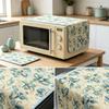 30x90cm Kitchen Decor Cotton Linen Microwave Oven Dust Proof Protector